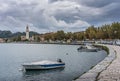 Boats on a shore in Zakynthos town Royalty Free Stock Photo