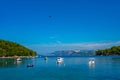 Boats mooring in Croatian town Cavtat