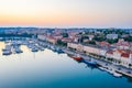 Boats mooring at port of Pula, Croatia