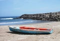 Boats on Naiguata beach in Venezuela