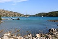 Boats in nature park Telascica on Dugi Otok, , Croatia Royalty Free Stock Photo