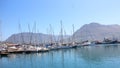 Boats near the port