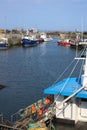 Boats in North Sunderland harbour, Northumberland