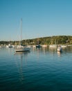 Boats in Northport Harbor, Northport, New York