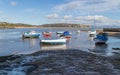 Boats off Abersoch marina Royalty Free Stock Photo