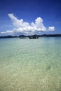 Boats in the open sea