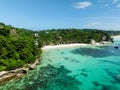 Diniwid Beach in Boracay, Philippines. Royalty Free Stock Photo