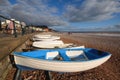 Boats on the pebble beach