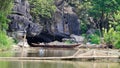 Boats at Perfume Pagoda, Hanoo, Vietnam Royalty Free Stock Photo