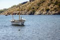 A boats in port Portlligat