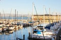 Boats in port of San Francisco