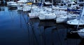 Boats in the port of Vigo