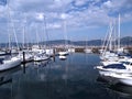 Boats in the port of Vigo, Galicia