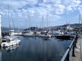 Boats in the port of Vigo, Galicia