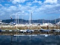 Boats in the port of Vigo, Galicia