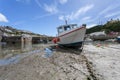 Boats in porthleven harbour Royalty Free Stock Photo