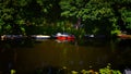 Boats porting in The new port of Naarden Netherlands Royalty Free Stock Photo