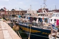 Boats in Porto Antico in Genoa, Liguria, Italy, Europa.