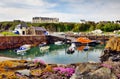 Boats in Portpatrick harbour Royalty Free Stock Photo