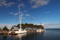 Boats ready to sail off into the lakes - Thunder Bay Marina, Ontario, Canada