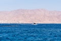 Boats on the Red Sea at Eilat in Israel