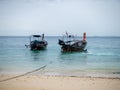 Boats at Rest: Phi Phi\'s Tranquil Shores