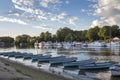 Boats on the river Royalty Free Stock Photo