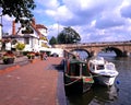 Boats on the river, Henley on Thames. Royalty Free Stock Photo