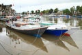 Boats on river in Manado