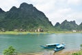 Boats in the river Royalty Free Stock Photo