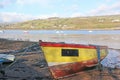 Boats on the River Teign, Shaldon at low tide Royalty Free Stock Photo