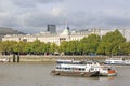 Boats on the River Thames in London Royalty Free Stock Photo