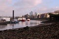 Boats River Thames low tide