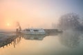 Boats on river Thames in Oxford. Royalty Free Stock Photo