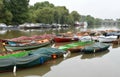 Boats on the river Thames at Richmond London Royalty Free Stock Photo