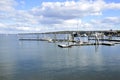 Boats on Rockland Harbor in Maine