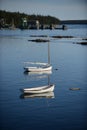 Boats in Rural fishing village Royalty Free Stock Photo