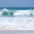 Boats sailing in the Indian Ocean Royalty Free Stock Photo