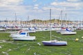 Harbour Lorient at low tide Royalty Free Stock Photo