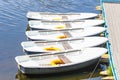 Boats for sailing on a sunny day Royalty Free Stock Photo