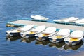 Boats for sailing on a sunny day Royalty Free Stock Photo