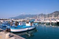 Boats in Salerno port