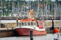 Boats in Schilksee harbor in Kiel, Germany