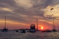 Sunset at Ibiza Royalty Free Stock Photo