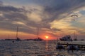 Sunset at Ibiza Royalty Free Stock Photo