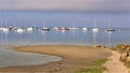 Boats at Andernos-les-bains in France Royalty Free Stock Photo