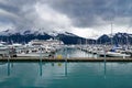 Boats in the Seward harbor, Alaska