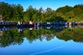 Boats at Sharpness Marina, Gloucestershire 1 Royalty Free Stock Photo