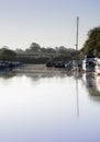 Boats at Sharpness Marina, Gloucestershire 3 Royalty Free Stock Photo