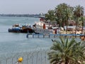 Boats on the Shatt al-Arab River Royalty Free Stock Photo